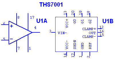 Figure 14. THS7001 Sections A and B