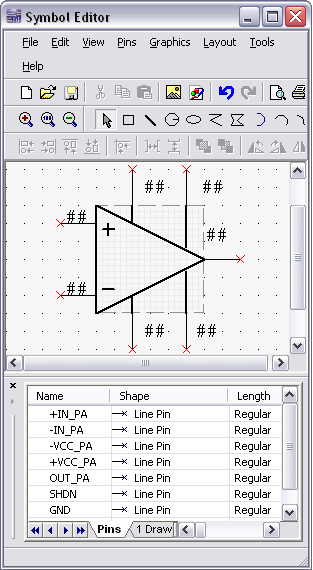 Figure 5. Symbol Editor